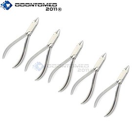 OdontoMed2011 Lot of 5 Pieces Bird Beak Pliers Dental Orthodontic Instruments