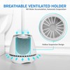 Toilet Brush 2 Pack, Toilet Bowl Brush with Ventilated Holder