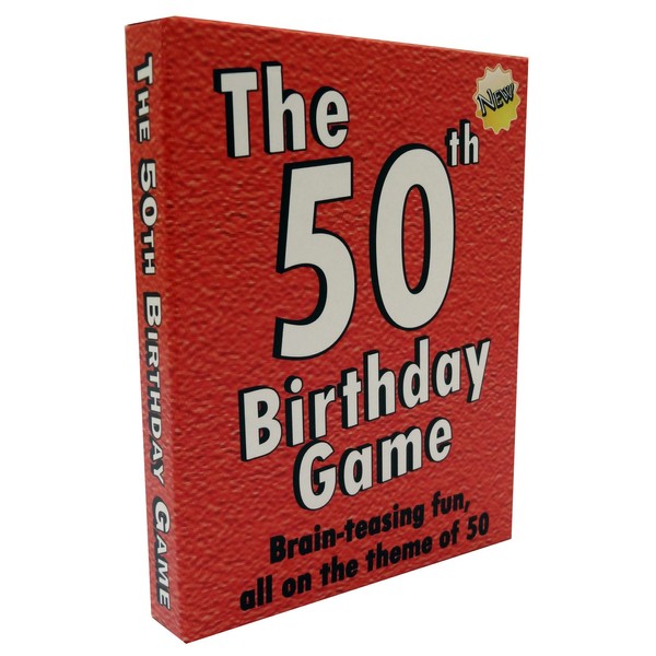 50th Birthday The Game - amusing gift idea or fun party ice breaker, especially for people turning fifty.