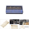 10Pcs Grinding Heads Carbide Tungsten Steel Woodworking Carving Abrasive Rotating