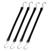 The Perfect Bungee 18" Heavy-Duty Bungee Strap, 4-Pack, Black –