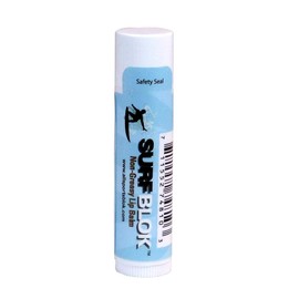 Surf Blok SPF 15 Moisturizing Lipbalm - 1 Tube - Wind & Sun Screen Lip Protection & Treatment - Lip Balm for Chapped Lips