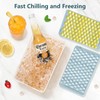 WIBIMEN Mini Ice Cube Trays, Small Tiny Round Pebble Crushed
