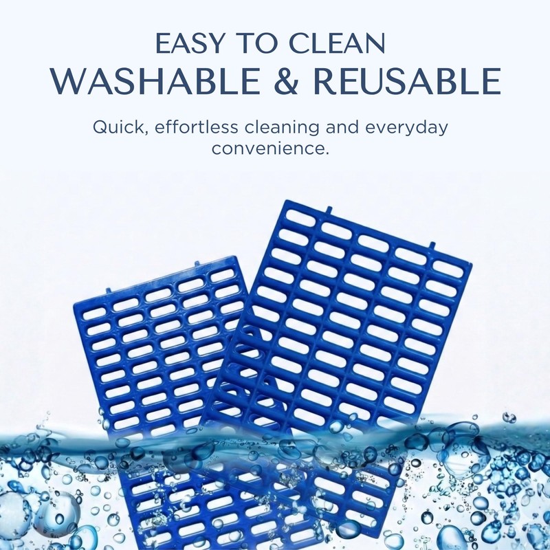 Planet Rabbit Premium Rabbit Cage Mats (Blue, 1 Pack) |