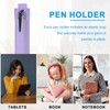 uxcell 4 Pcs Adjustable Pen Loop Holder for Notebook, PU