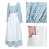 CR ROLECOS Womens Pioneer Dress Floral Prairie Dresses Lace Pilgrim