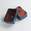 Bonsai Planter 5.5" Small Glazed Pots Succulent Set of 2