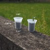 BangQiao 300 Pack 1.80 Inch Tiny Clear Plastic Nursery and