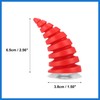 VekAuto 2pcs Threaded Car Motorcycle Helmet Bull Horn Style Decoration