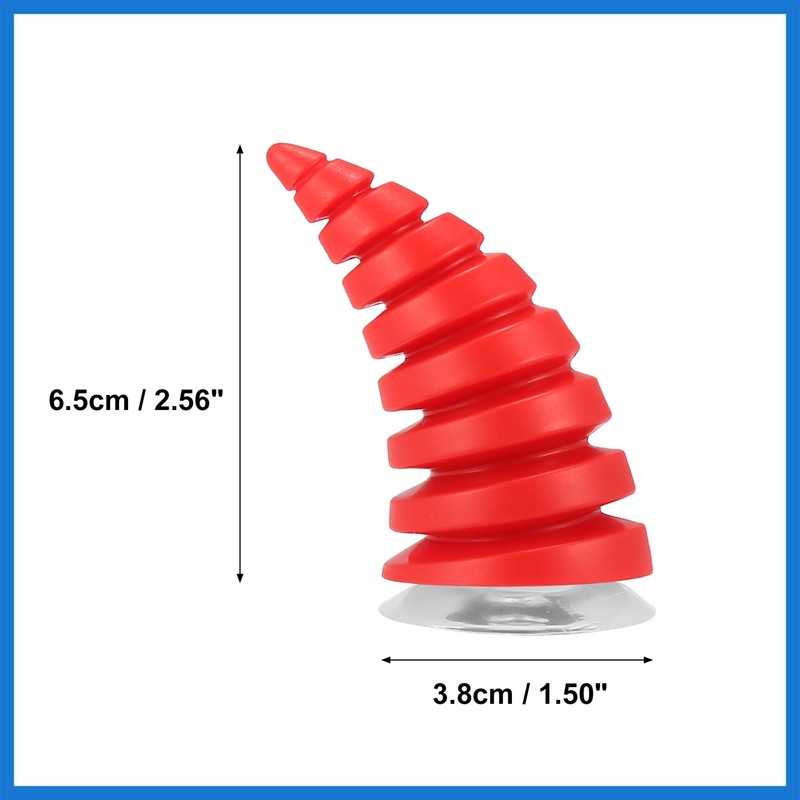 VekAuto 2pcs Threaded Car Motorcycle Helmet Bull Horn Style Decoration