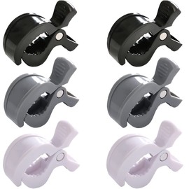 Blanket Clips, Stroller Clips, Set of 6, Multi-functional Clips, Safety Materials, Mosquito Net Throw Clips, Cover Blanket Clips, Organizer Accessories, Pendant, Anti-Drop and Anti-Lost, 3 Colors