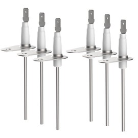 Furnace Flame Sensor Replacement for Goodman Amana Furnace Replaces 0130F00010 B11726-06 B1172606 20488501 P1257001F P1257007F P1257002F P1257008F 6 PCS