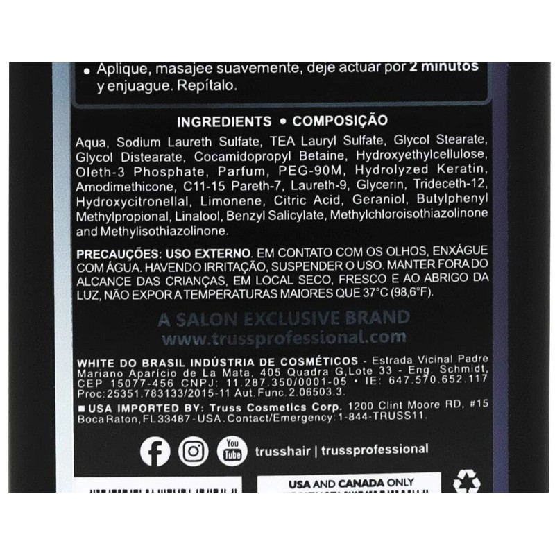 TRUSS Ultra Hydration Hair Conditioner - Moisturizing Conditioner for Dry