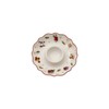 Villeroy & Boch Toy's Delight Coquetier, Porcelaine Premium, Blanc/Rouge/Doré