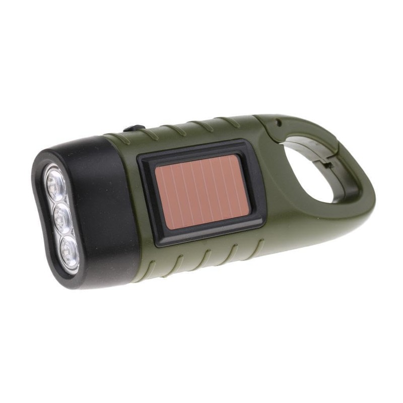 BEALIFE Portable Hand Cranked Flashlight Emergency LED Torch Light for