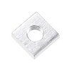 sourcing map Square Nuts, M6x12mmx4mm Zinc-Plated Metric Coarse Thread Assortment