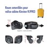 Set of two spare wheels for Lowcost cabin suitcases made