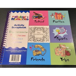 Memory Maker Scrapbook Kit Making Memories Scrapbook Kid Stuff Adhesive Stickers Crafts 8 x 8