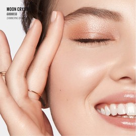 Kaja Eyeshadow - Moon Crystal | Sparkling Eye Pigment, Shimmering Bronze Finish, Highly Pigmented, Glitter, 01 Goddess, 0.29 Oz