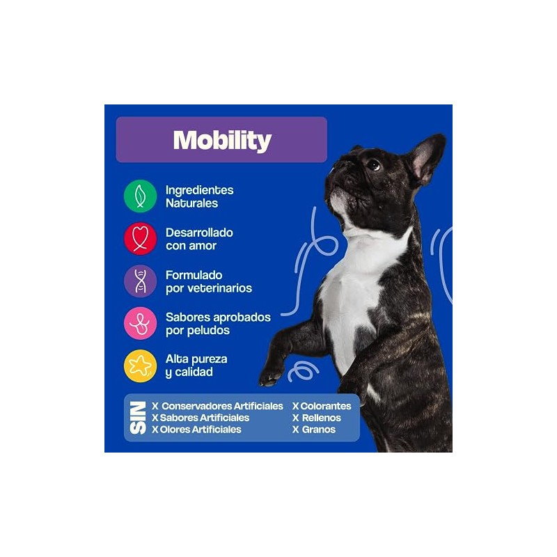Dogelthy Mobility Suplemento Condroprotector en Polvo para Perro
