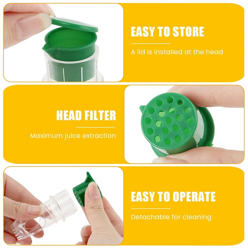 2pcs Lemon Juicer Squeezer,2025 New Screw-Top Lemon Squeezer Manual Lemons