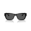 Vogue Eyewear Man Sunglasses Black Frame, Dark Grey Lenses, 55MM