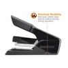 Heavy-Duty Stapler, Flat Clinch, 75 Sheet Capacity, Black
