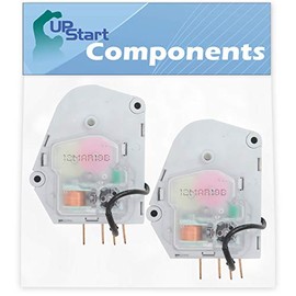2-Pack W10822278 Refrigerator Defrost Timer Replacement for Estate TT18AKXJW01 Refrigerator - Compatible with 482493 Defrost Timer - UpStart Components Brand
