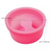 Beauticom Acetone Resistant Round Style Manicure Bowl with Removable Lid