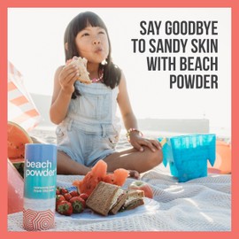 Original Beach Powder (2 x 100g) by Beach Powder | Removes Sand Instantly | Enjoy Wonderfully Smooth Skin | Beach Skin Care - All Natural, Eco-Friendly, Talc Free Powder | Travel & Holiday Accessory