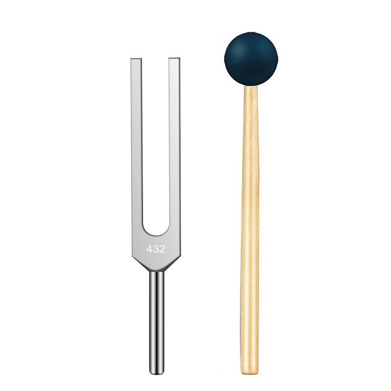 Dasing 432Hz Tuning Fork with Resonance Box for Sound Healing,