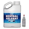 Fiberglass Supply Depot Neutral Gelcoat No Wax Gallon with 60cc