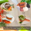 Vegetable Peeler with Container Double Sided Stainless Steel Blade Easy