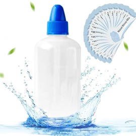 Botella de lavado nasal, Lrrigador nasal de 250ml, Limpiador nasal niños adulto para Alivio Congestión Nasal y Limpieza Nasal
