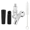 Brass Beer Faucet Tap Dispenser with Brush Dust Cover Beer