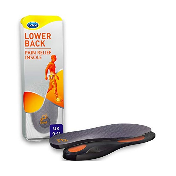 Scholl Orthotic Insole Lower Back Pain Relief UK Size 9-11