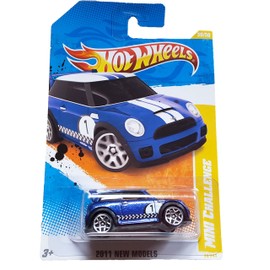 MINI Cooper 2011 Hot Wheels Challenge Blue #30/244