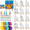 Tenceur 48 Pcs Kids Paint Party Favors Sets with 12