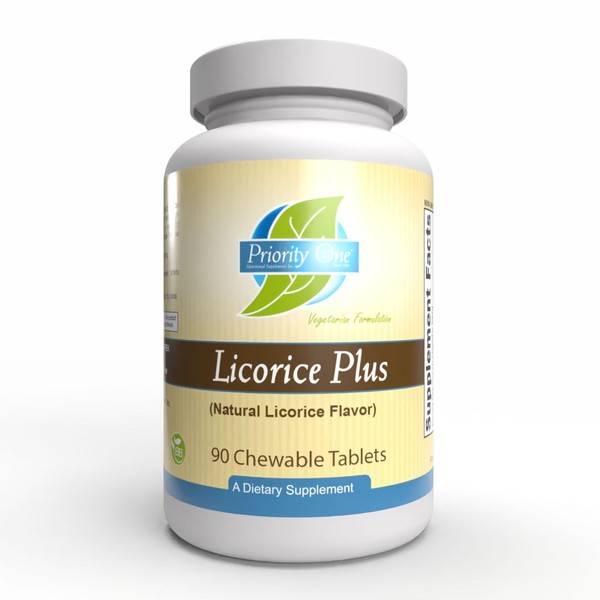 Priority One Vitamins Licorice Plus 90 Chewable Tablets