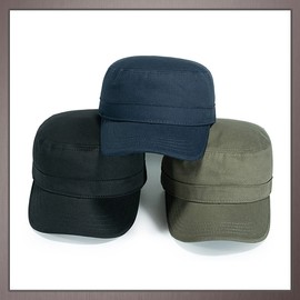 One Limitation CP145 Military Hat, Work Cap, Solid Color, Design, Simple, Stylish, Cool, Men's, Black