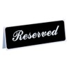Traex "Reserved" Tabletop Tent Sign (06-0818) Category: Restaurant Signs