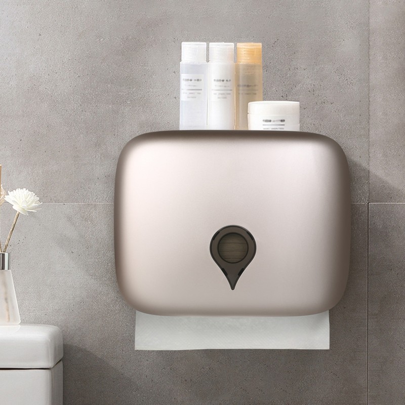No Drilling Wall Mounted C-fold Hand Towel Dispenser Hanging Toilet