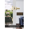 goldenwarm Gold Front Door Handle, Entry Door Handle and Reversible