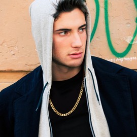 Suplight 6mm Cuban Curb Chain for Men Silver Stainless Steel 20" Inches Solid Miami Cuban Link Chain Necklace Hip Hop Jewelry