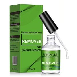 Gel Nail Polish Remover - Quickly Removes Gel Nail Polish Within 2-4 Minutes - No Need for Foil or Soaking, Easy Carry, 15ML