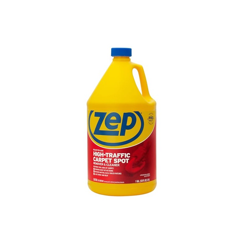 Zep Limpiador de alfombras de alto tráfico, 1 galón (caja