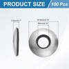 uxcell 100Pcs 5/16" x 3/4" Sealing Washers, 304 Stainless Steel