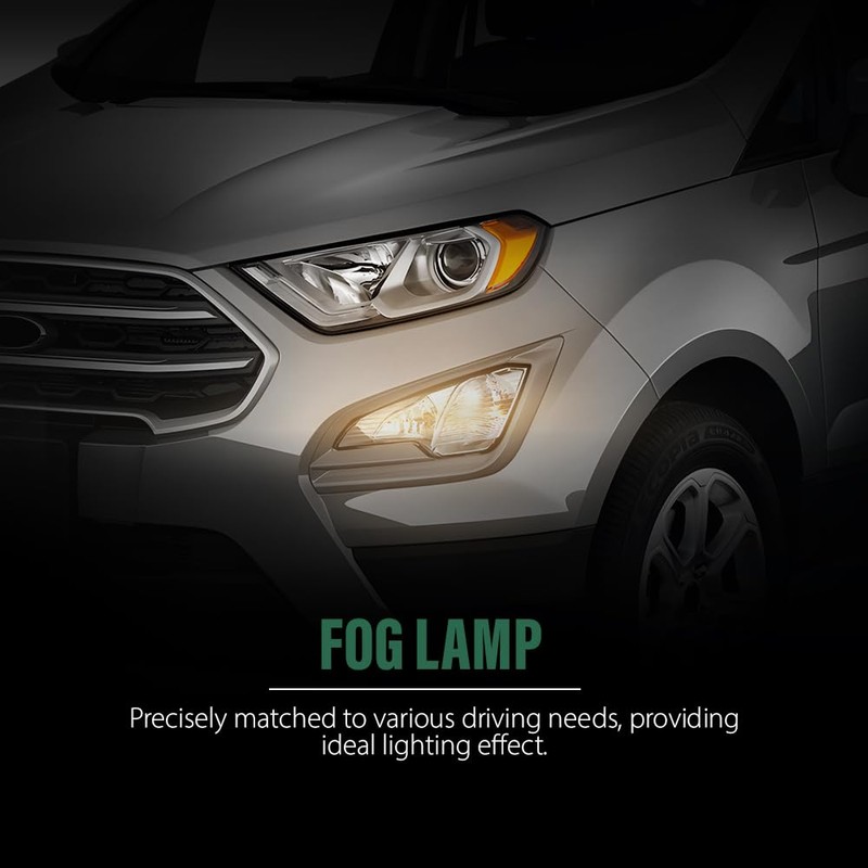 Front Fog Light Driving Lamp Assembly Left Driver Side Compatible