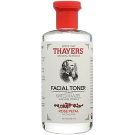 THAYERS Alcohol-Free HydKtr Rose Petal Witch Hazel with Aloe Vera, Clear, 12 Fl Oz (Pack of 2)