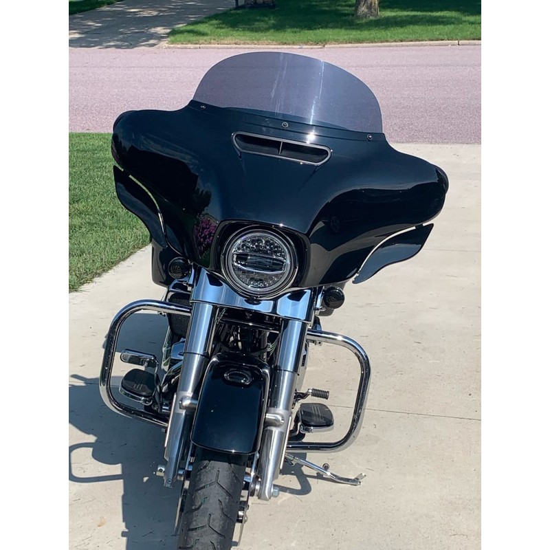 Sled Shields 8" Dark Tint Windshield Compatible with Harley Davidson